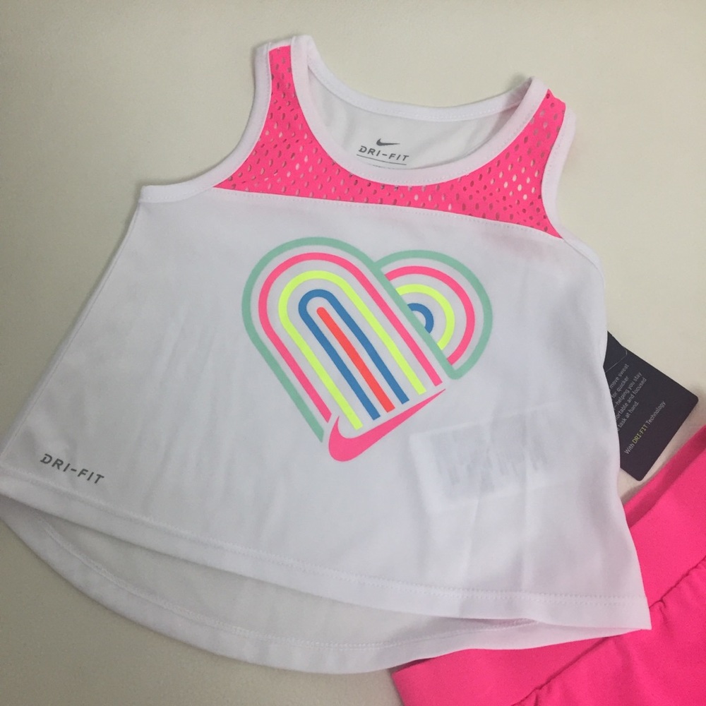 Nike pink girl dry-fit skort Set 5000 - Picture 3 of 8